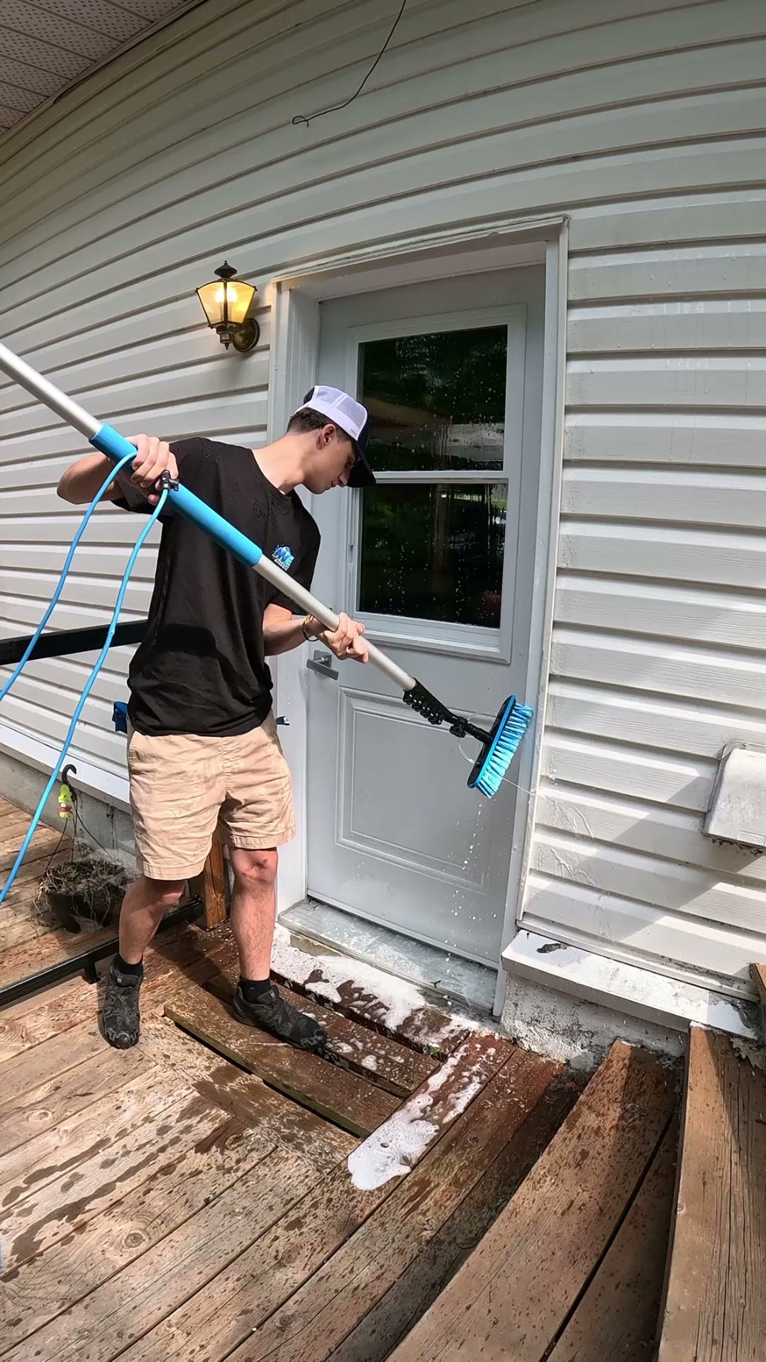 Utilisation de la perche télescopique